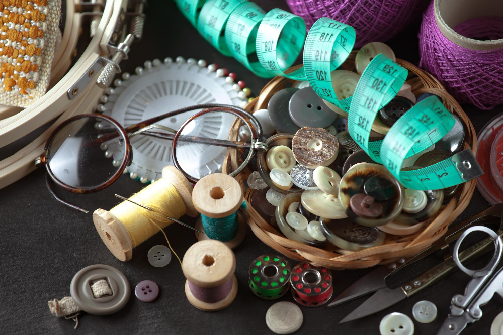 collection-buttons-pair-glasses-are-table