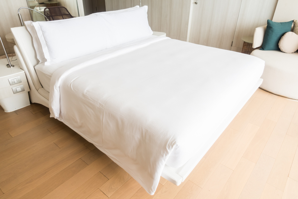 double-bed-with-white-pillows