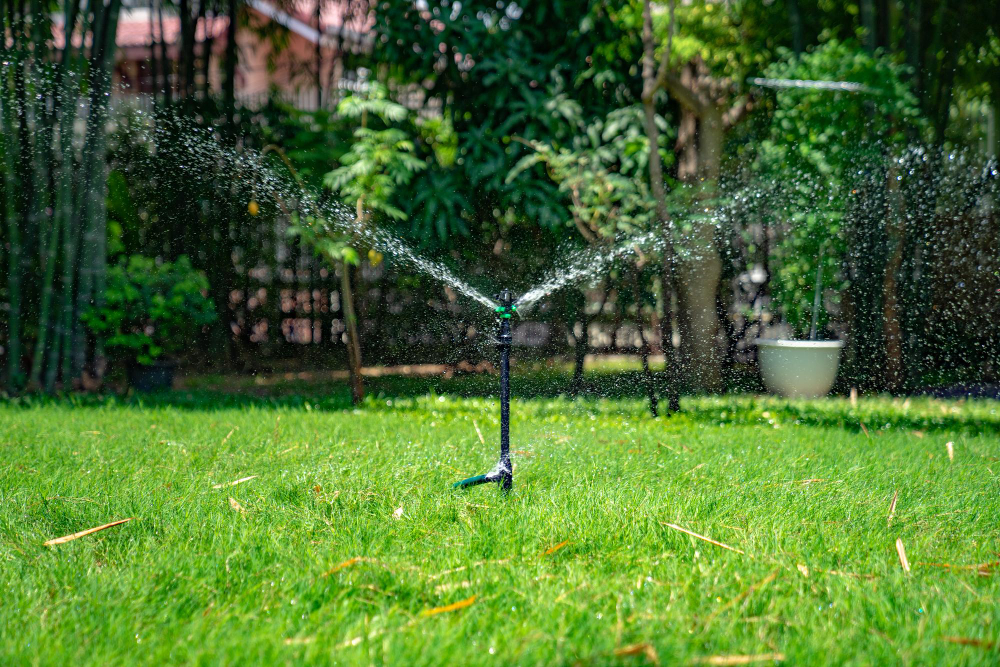 fresh-water-splash-from-sprinkle-pole-settle-grass-feild-outdoor-garden
