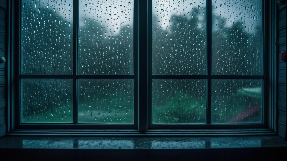 Window With Raindrops It