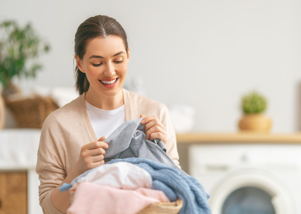 beautiful-young-woman-is-smiling-while-doing-laundry-home