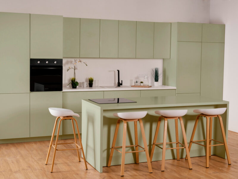 Beautiful Green Kitchen Interior Design