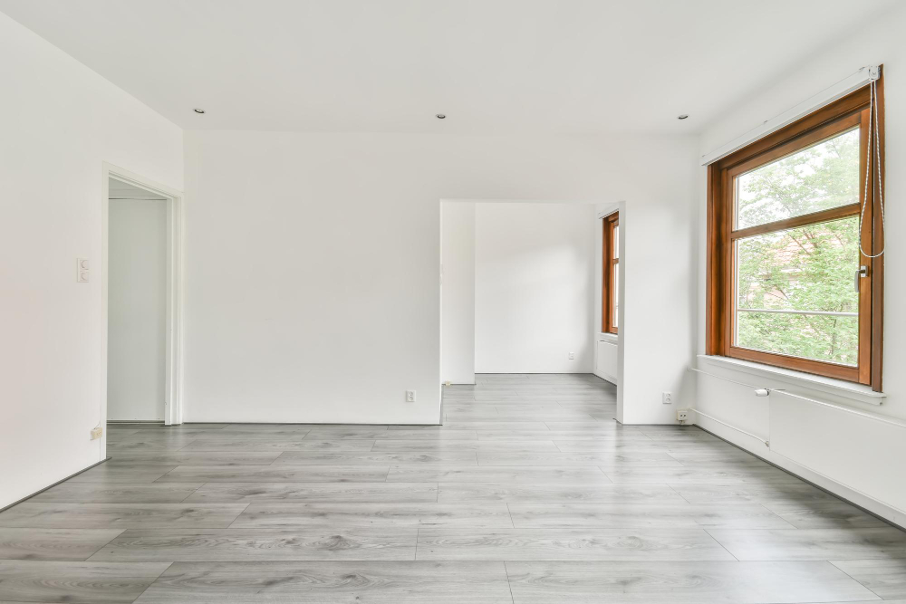 Interior White Room With Windows